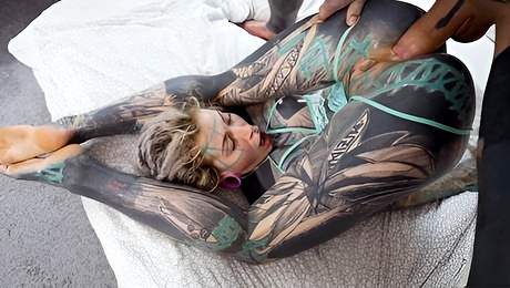Hot Small-titted Alt-babe With a Heavily-inked Slim Body - Anuskatzz - GetsWith a Fat Cock