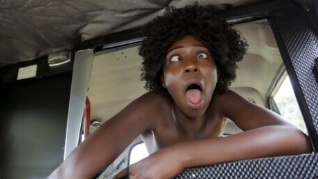 Zaawaadi in Taxi Fuck For Ebony African Queen - FakeHub